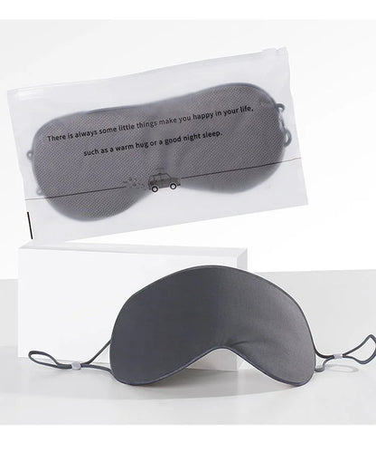 Sleeping Eye Mask Korean Style Ice Silk Warm And Cool Dual Use Adjustable Travel Light Blocking Breathable Eye Mask