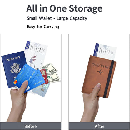 ravel Passport Holder – Secure Passport Wallet & Organizer for Men & Women