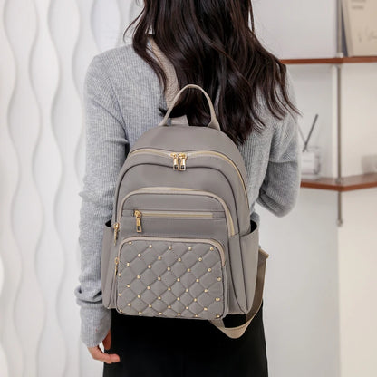 Fashion Nylon Backpack for Women – High-Quality Large Travel and School Bag for Teenage Girls