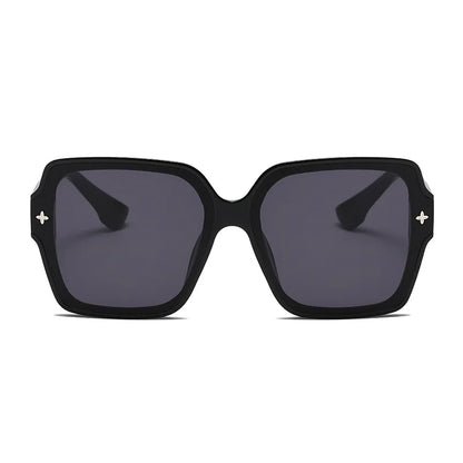 Luxury Women's New Retro Sunglasses Fashion Box Personalized Sunglasses Outdoor UV Protection UV400 Large Frame Driving Glasses