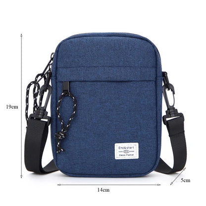 Men's Mini Crossbody Bag – Lightweight Nylon Shoulder Sling Bag for Travel & Daily Use