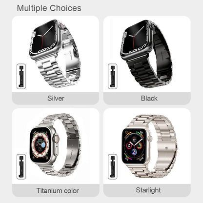 Premium Stainless Steel Strap for Apple Watch – Elegant Metal Bracelet (Ultra/Series 10/9) ✨
