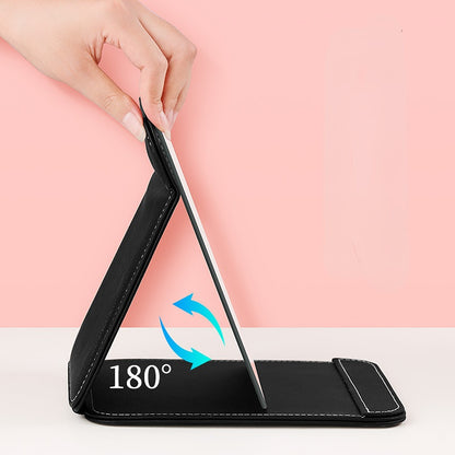 Portable High-Definition PU Folding Vanity Mirror – Stylish Desktop Makeup Mirror