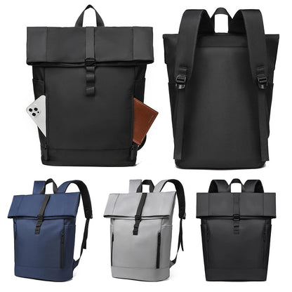 Men's Waterproof Laptop Backpack – Breathable, Large-Capacity Business & Travel Rucksack