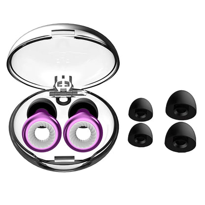 1 Pair Silicone Earplug Swimming Professional Waterproof Earplug With Exquisite Box Set Noise Reduction Earplugs For Sleeping