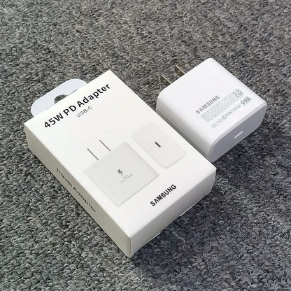 Samsung 45W Super Fast Charger – US Plug Adapter for Galaxy S, Note & Z Series!