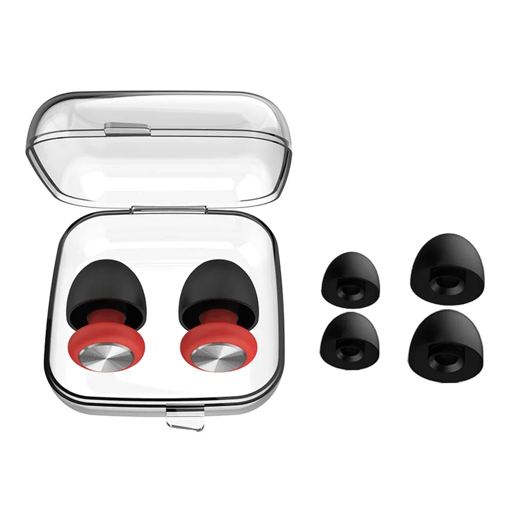 Silicone Soundproof Earplug Anti Noise Sleeping Ear Plugs Sound Insulation Noise Reduction Ear Protection Swimming Earplugs