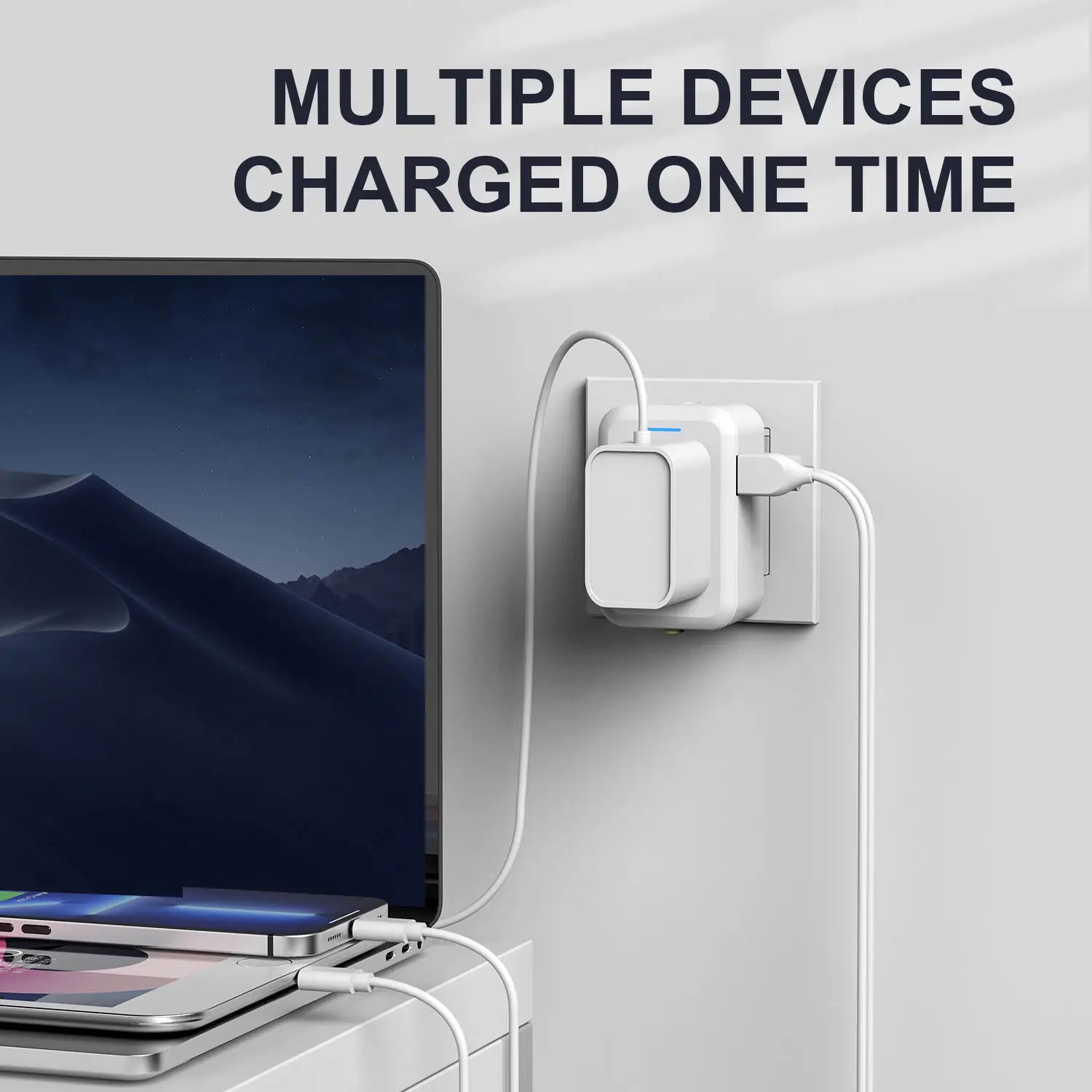 Tinsol 20W PD Fast Charger – Universal Travel Power Adapter with EU/UK/US/AUS Plugs & Type-C Charging