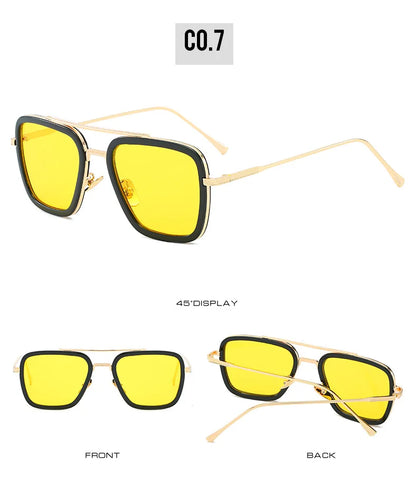 Tony Stark Glasses Men Women Sunglasses Iron man Eyewear Steampunk Sun Glasses Male Goggles