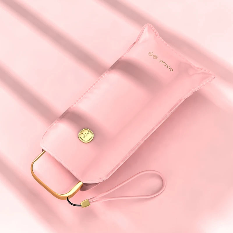 ☀️☔ OLYCAT Five-Fold Mini Umbrella – Ultra-Compact, Stylish & UV-Protective for Travel & Everyday Use! 🌦️✨