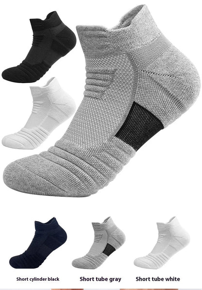 3/6/12 Pairs Mesh Sports Terry Socks – Cushioned, Moisture-Wicking Socks for Running, Hiking & Cycling
