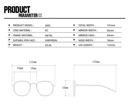 Fashion Retro Oval Sunglasses – Classic Metal Frame UV400 Shades for Men & Women ✨☀️