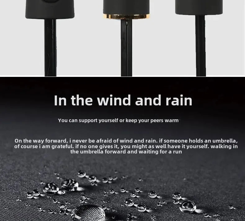 Automatic UV Umbrella Black Glue Sun And Rain Dual Purpose Sunshade Umbrella Logo Printable Three Fold UV Protection Business Ad