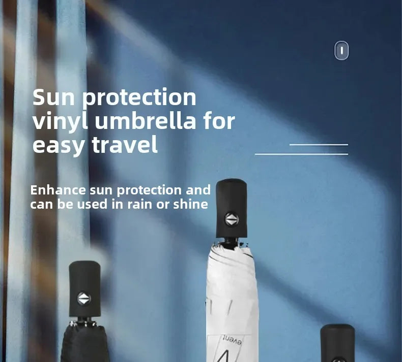 ☀️☔ Automatic UV Protection Umbrella – Three-Fold, Windproof & Customizable for Business & Travel! 🌦️✨