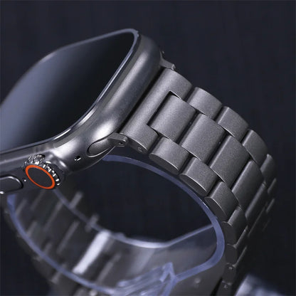 Premium Stainless Steel Strap for Apple Watch – Elegant Metal Bracelet (Ultra/Series 10/9) ✨