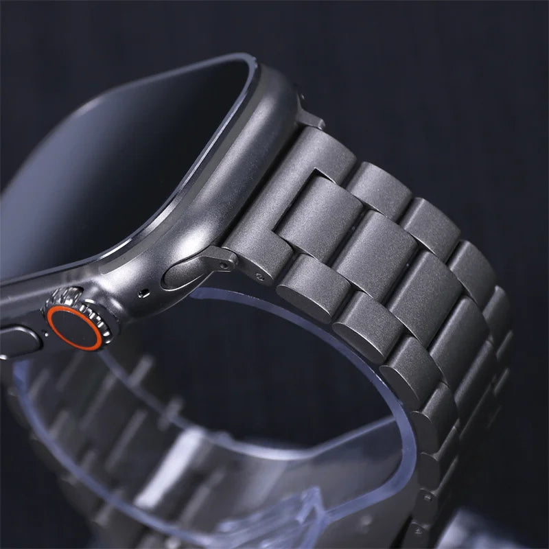 Premium Stainless Steel Strap for Apple Watch – Elegant Metal Bracelet (Ultra/Series 10/9) ✨