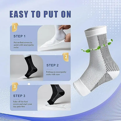 Neuropathy Compression Socks – Pain Relief Ankle Brace for Tendonitis & Swelling