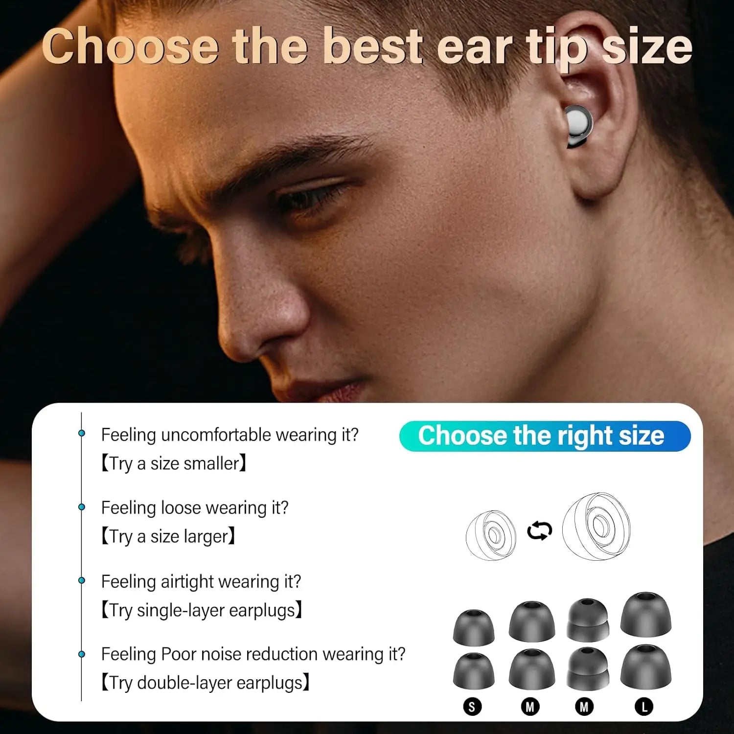 🌙 Quiet Your World – 32dB Reusable Silicone Earplugs for Peaceful Sleep, Enhanced Focus & Everyday Noise Relief! 📚✨