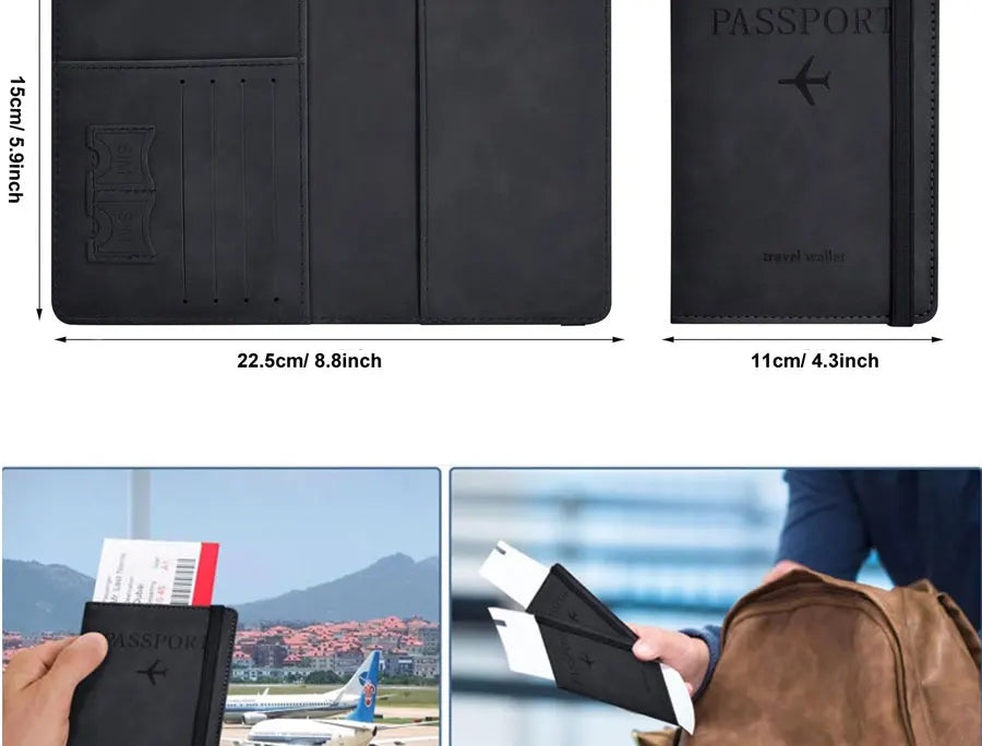 ravel Passport Holder – Secure Passport Wallet & Organizer for Men & Women