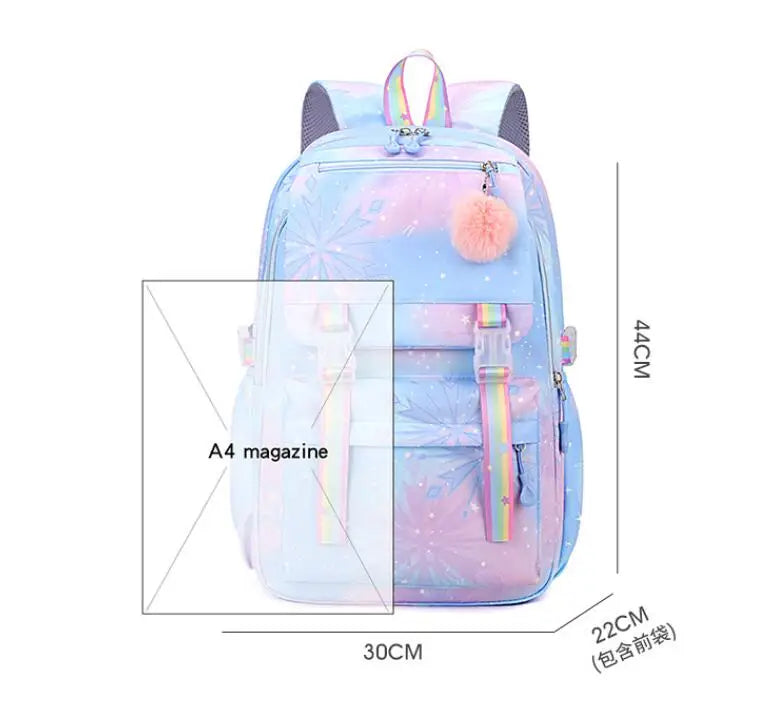 Disney Frozen Anna & Elsa Backpack – Stylish & Durable School Bag for Girls, Teens & Travel!