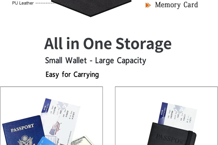 ravel Passport Holder – Secure Passport Wallet & Organizer for Men & Women