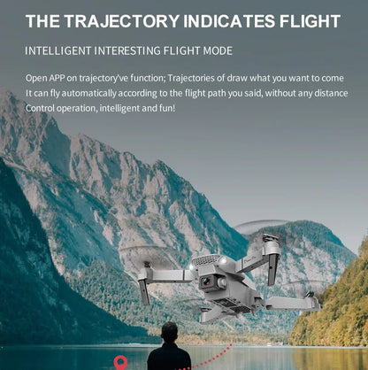 KBDFA E88 Pro 2023 WiFi FPV Drone – Foldable Quadcopter with 4K HD Camera & Altitude Hold