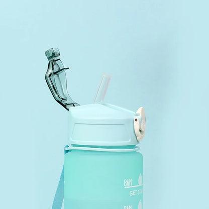 900ML Water Bottle With Straw Sport Water Bottle for Children BPA-Free Leakproof Drinking Bottles Outdoor Travel
