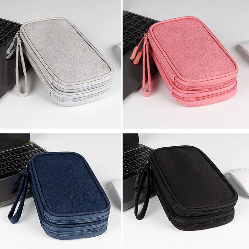 Cable Storage Bag – Waterproof Digital Electronic Organizer for Travel & Accessories