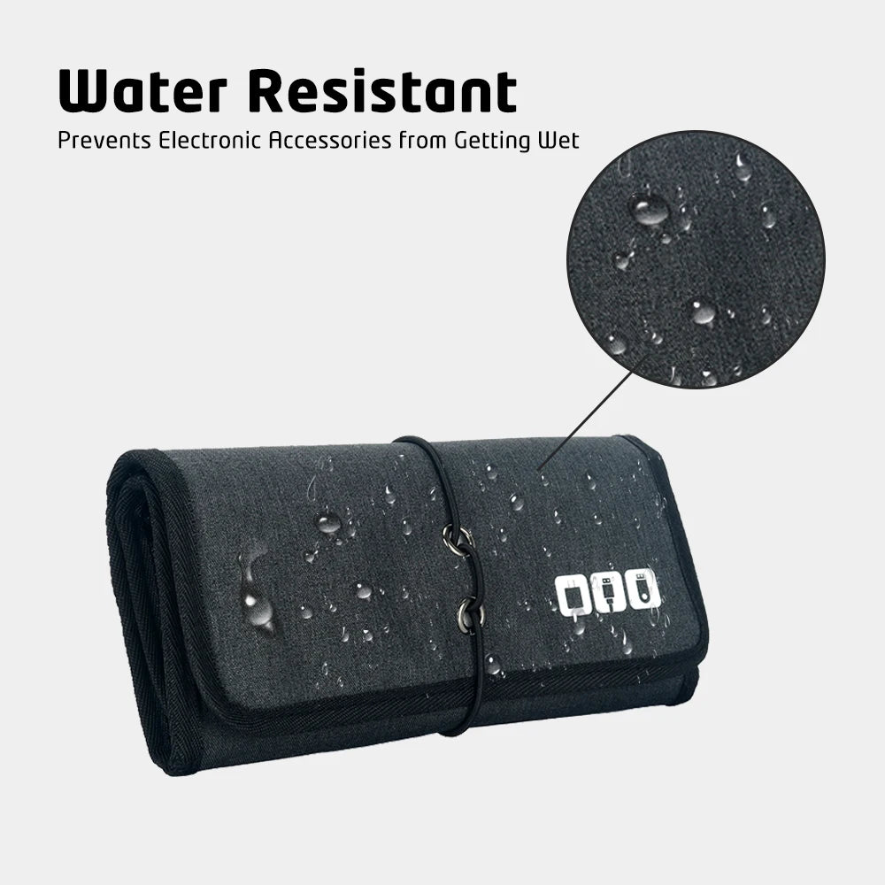 Multifunctional Travel Digital Cable Storage Bag – Lightweight, Waterproof, Portable Organizer for Electronic Accessories