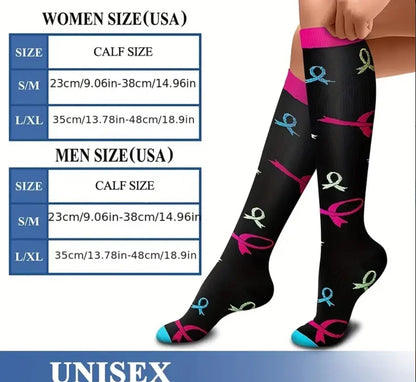6 Pairs Animal & Fruit Compression Socks – Fun & Supportive Socks for Nurses, Runners & Everyday Wear**