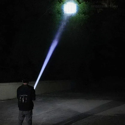 Xiaomi Outdoor Flashlight – Portable Strong Light with Variable Focus, Floodlight Side Lights & Long Range Rechargeable Flashlight