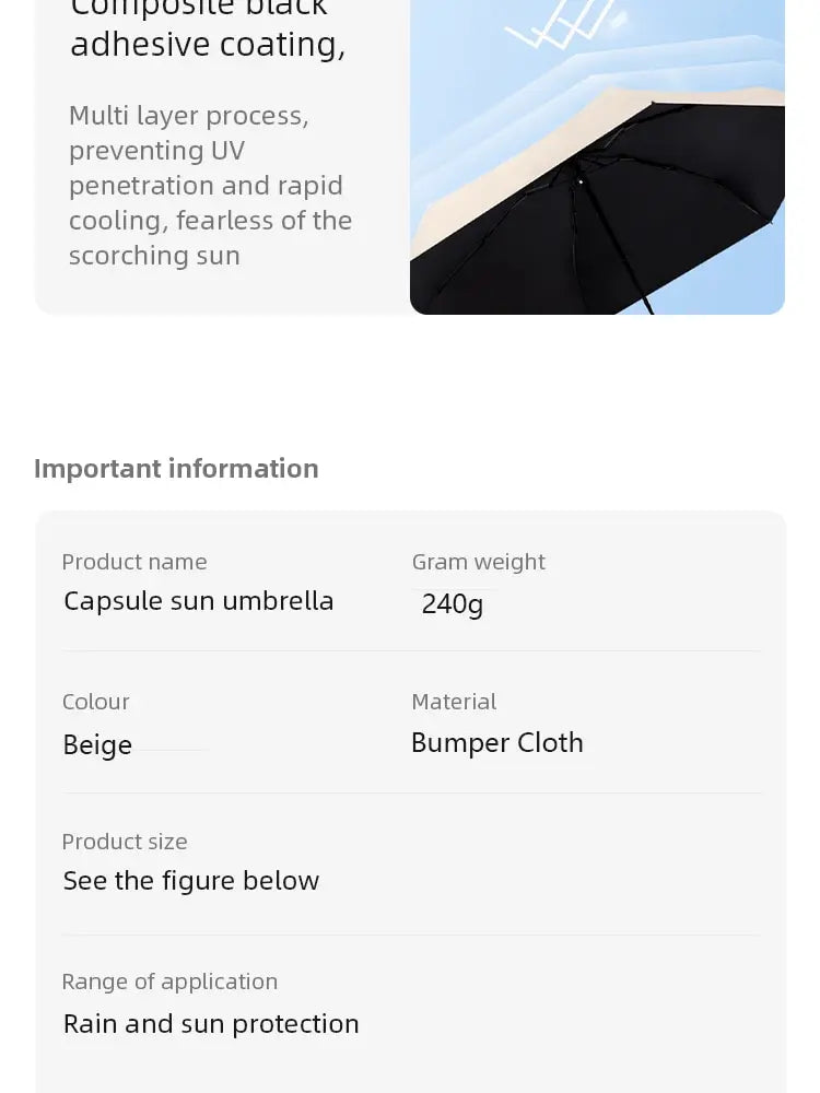 ☔ Compact & Durable Travel Umbrella – Lightweight, Automatic & Reinforced for Strong Wind & Rain Protection! 🌦️✨