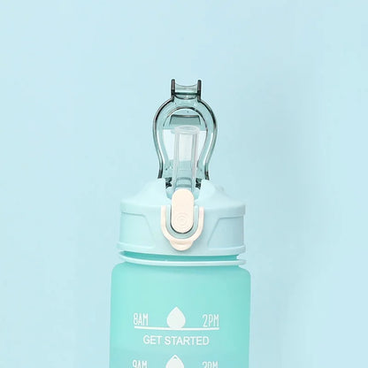 900ML Water Bottle With Straw Sport Water Bottle for Children BPA-Free Leakproof Drinking Bottles Outdoor Travel