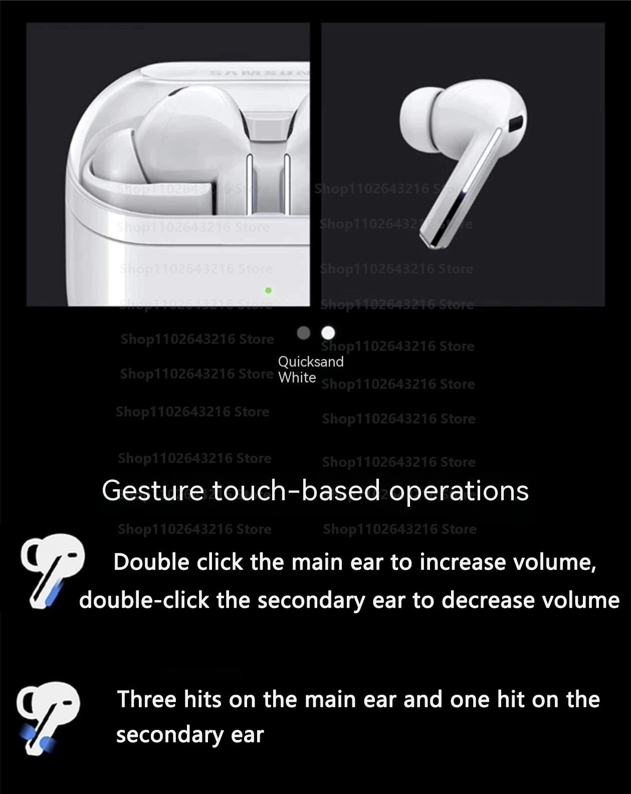 2024 New Buds 3 Pro True Wireless Bluetooth Earphone Headphone HiFi Sound Low Latency Noise Reduction Earbuds for IPhone Android