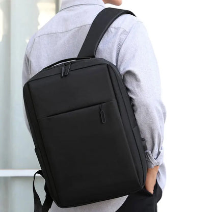2025 New Versatile Business Bag – USB Rechargeable Waterproof Laptop Backpack for School and Travel