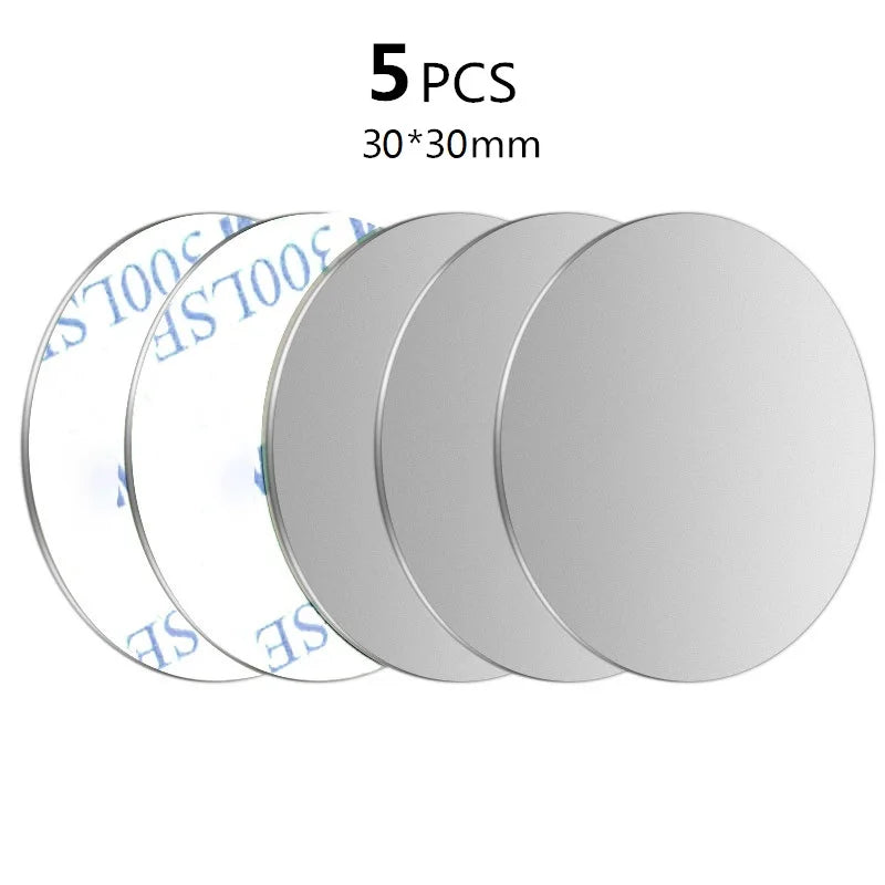 Metal Plate for Magnetic Phone Car Holder Universal Strong Adhesive Replacement Phone Plate Suitable for Phone Magnetic Mount