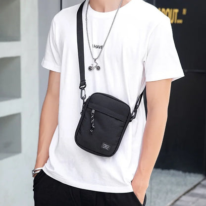Men's Mini Crossbody Bag – Lightweight Nylon Shoulder Sling Bag for Travel & Daily Use