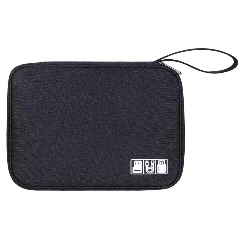 Waterproof Electronics Organizer Bag – Travel Cable & Accessories Storage Pouch