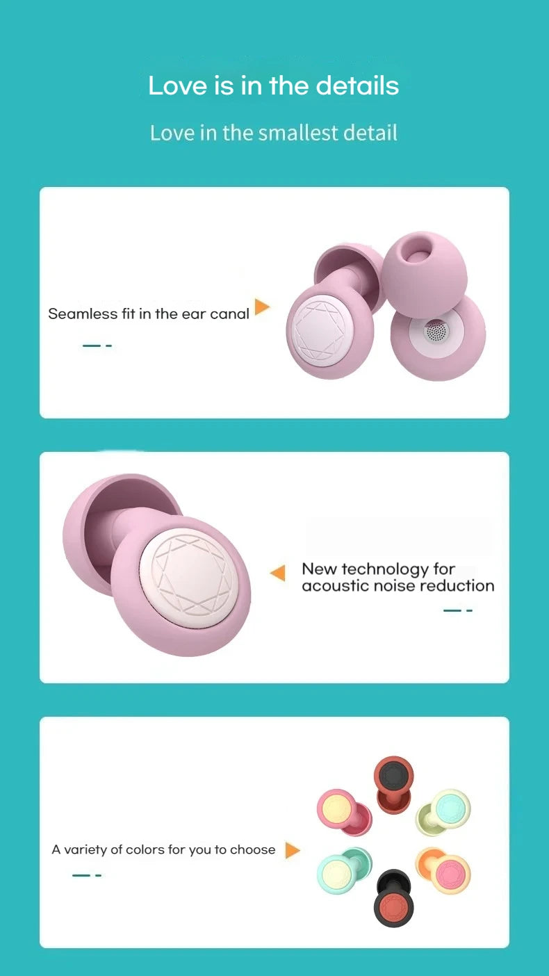 🌙 Silence the Noise, Sleep & Swim Peacefully – Ultra-Soft Silicone Earplugs for Powerful Noise Reduction & Waterproof Comfort! 🏊✨