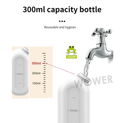 🚿 WOWER 300mL Portable Bidet – Adjustable 7-Hole Water Control for Ultimate Hygiene & Comfort! ✨💦