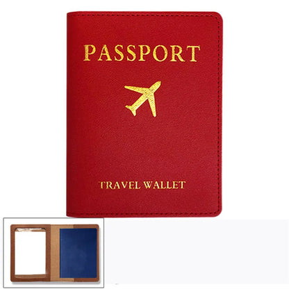 Multifunctional PU Leather Passport Wallet – Stylish & Secure Travel Organizer for Men & Women!