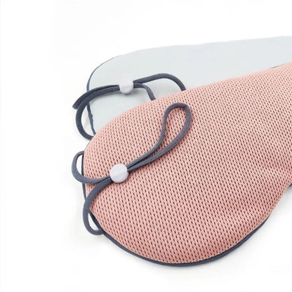 Sleeping Eye Mask Korean Style Ice Silk Warm And Cool Dual Use Adjustable Travel Light Blocking Breathable Eye Mask