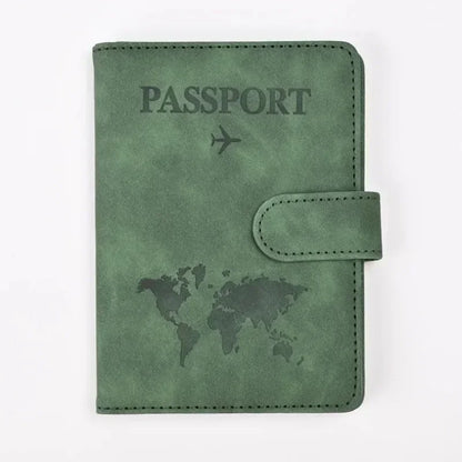 Passport Covers for Women & Men – Letter Print Passport Holder, Flight Ticket Clips, ID & Credit Card Holder, Travel Organizer