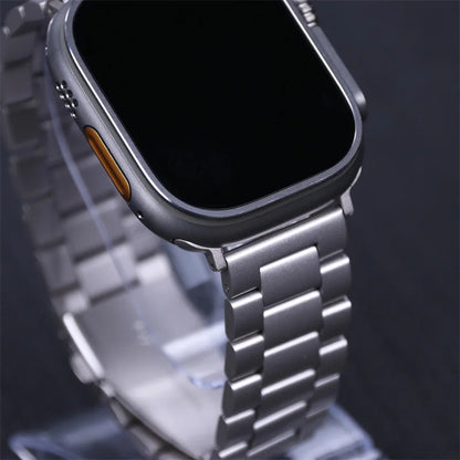Premium Stainless Steel Strap for Apple Watch – Elegant Metal Bracelet (Ultra/Series 10/9) ✨