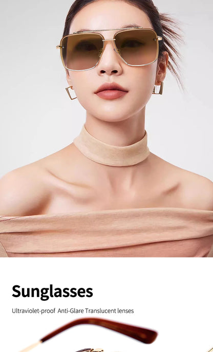 CHCH Sunglasses New Large Frame Gradient Women's Toad Glasses Men's Outdoor Fashion Glasses Beach Glasses